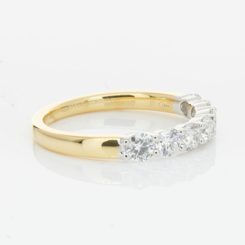 18ct Yellow Gold 1.00ct Diamond Panorama Ring-Ring-Walker & Hall