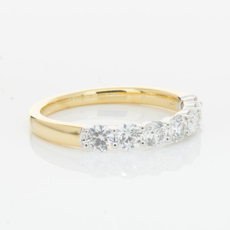 18ct Yellow Gold 1.00ct Diamond Panorama Ring-Ring-Walker & Hall