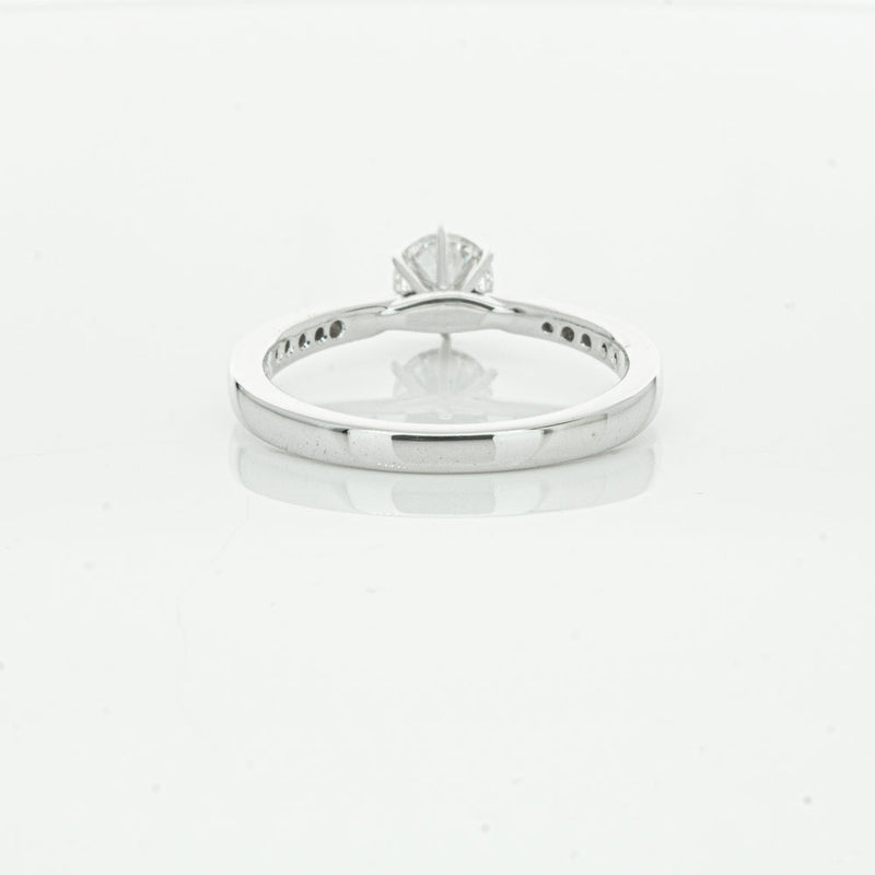 18ct White Gold .50ct Diamond Zenith Ring-Ring-Walker & Hall