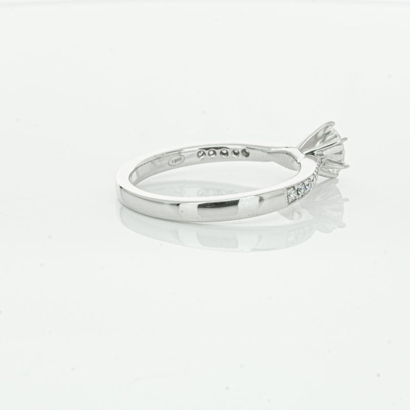 18ct White Gold .50ct Diamond Zenith Ring-Ring-Walker & Hall