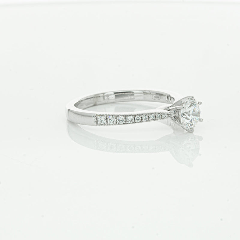 18ct White Gold .50ct Diamond Zenith Ring-Ring-Walker & Hall