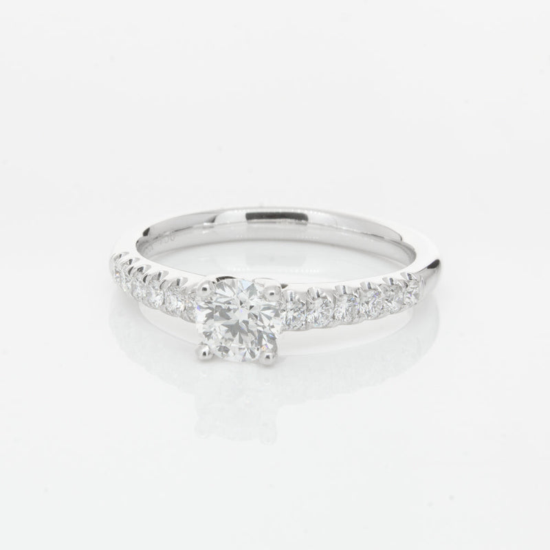 18ct White Gold .50ct Diamond Meridien Ring-Ring-Walker & Hall