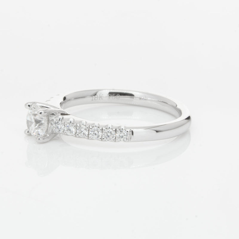 18ct White Gold .50ct Diamond Meridien Ring-Ring-Walker & Hall