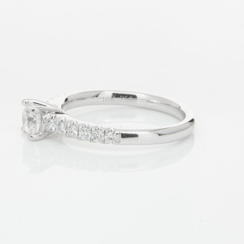 18ct White Gold .50ct Diamond Meridien Ring-Ring-Walker & Hall