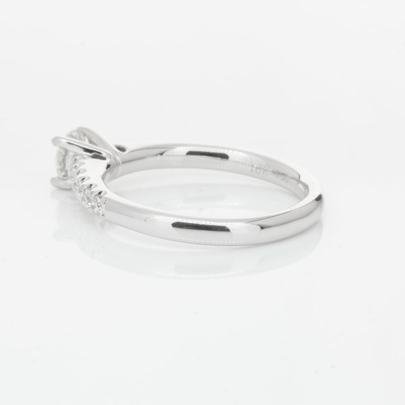 18ct White Gold .50ct Diamond Meridien Ring-Ring-Walker & Hall