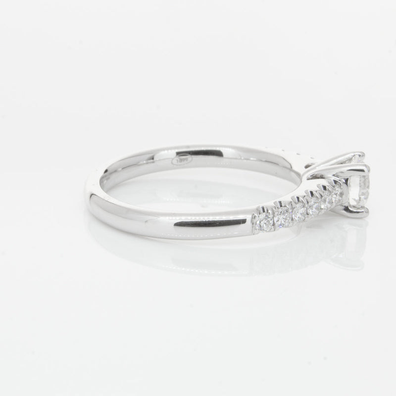 18ct White Gold .50ct Diamond Meridien Ring-Ring-Walker & Hall