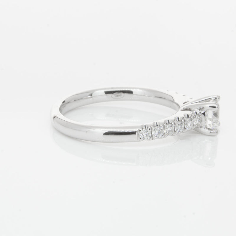 18ct White Gold .50ct Diamond Meridien Ring-Ring-Walker & Hall