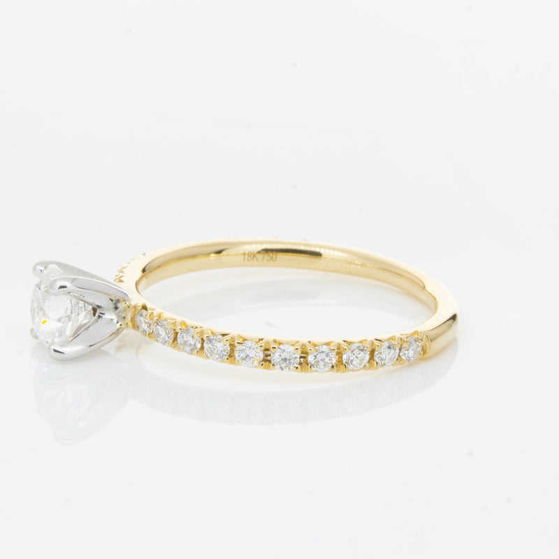 18ct Yellow Gold .51ct Diamond Comet Ring-Ring-Walker & Hall