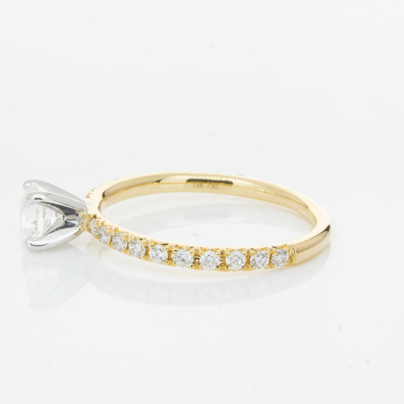 18ct Yellow Gold .51ct Diamond Comet Ring-Ring-Walker & Hall