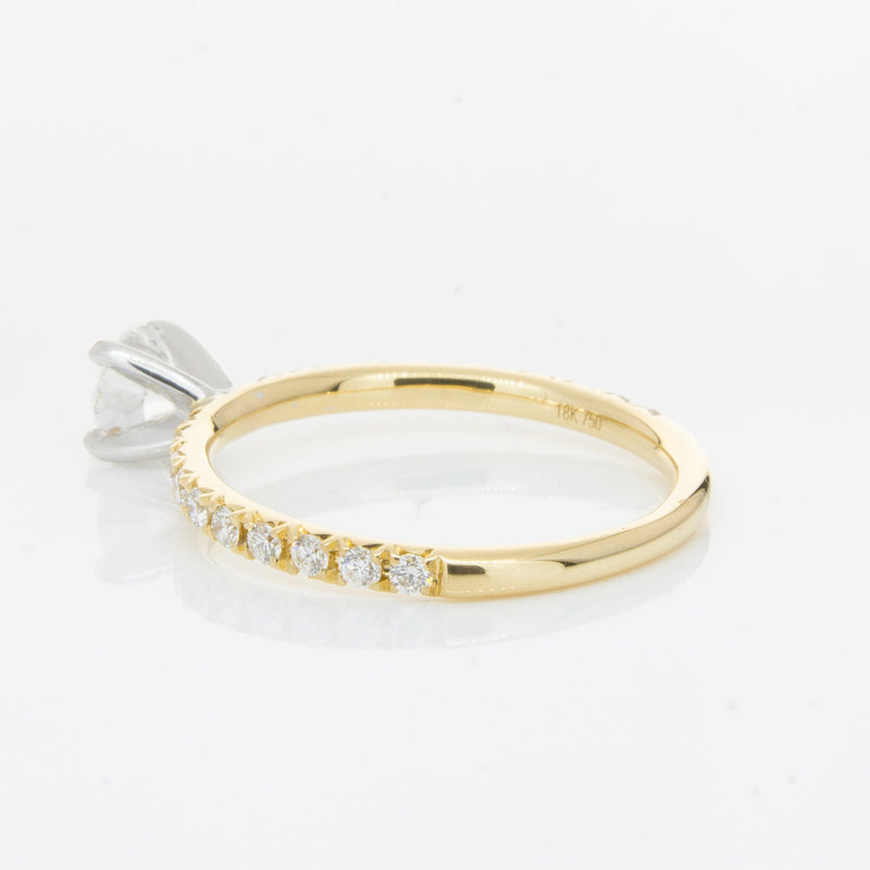 18ct Yellow Gold .51ct Diamond Comet Ring-Ring-Walker & Hall