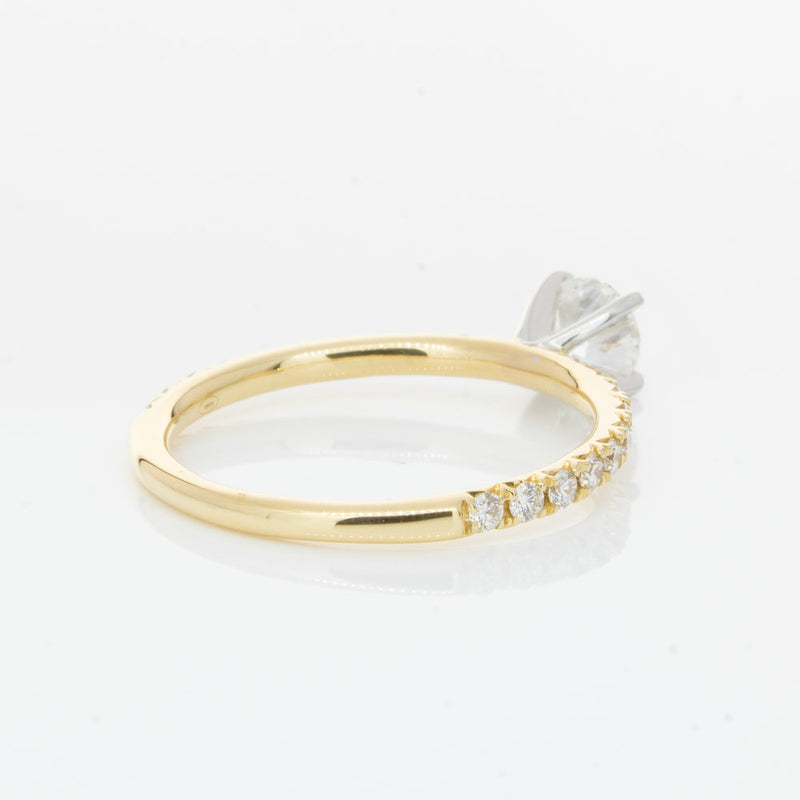 18ct Yellow Gold .51ct Diamond Comet Ring-Ring-Walker & Hall