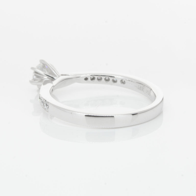 18ct White Gold .30ct Diamond Zenith Ring-Ring-Walker & Hall