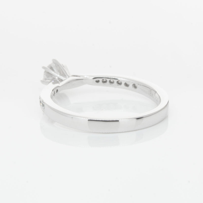 18ct White Gold .30ct Diamond Zenith Ring-Ring-Walker & Hall