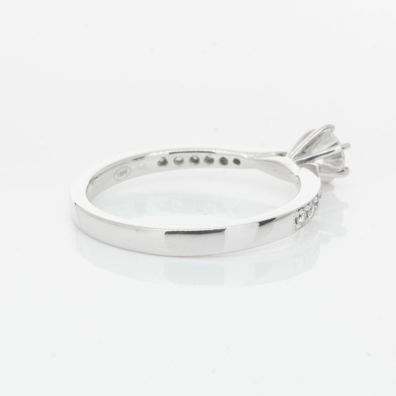 18ct White Gold .30ct Diamond Zenith Ring-Ring-Walker & Hall