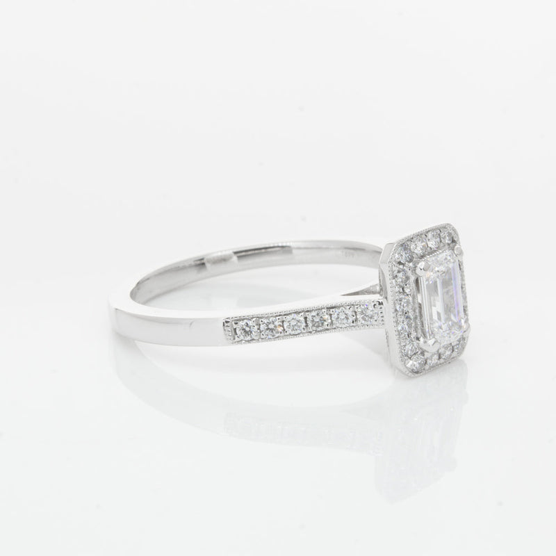 18ct White Gold .30ct Diamond Aria Ring-Ring-Walker & Hall