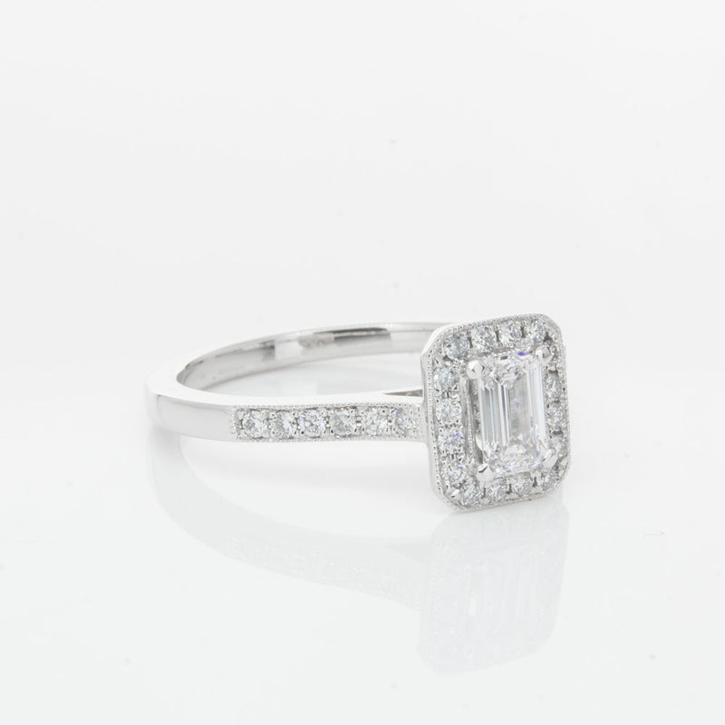 18ct White Gold .30ct Diamond Aria Ring-Ring-Walker & Hall