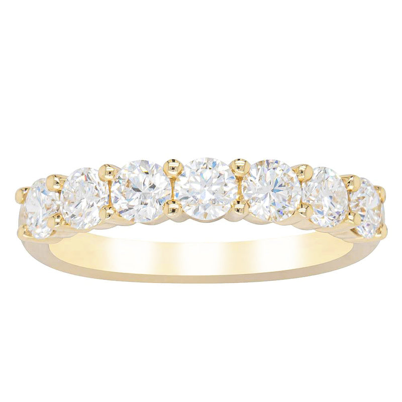 18ct Yellow Gold 1.32ct Diamond Panorama Ring-Ring-Walker & Hall