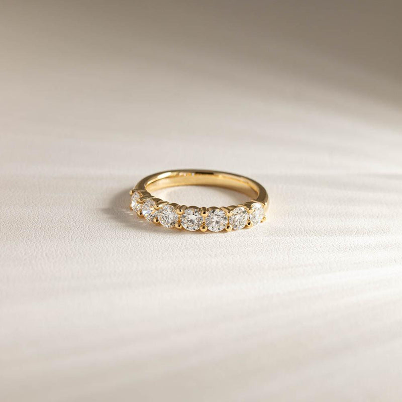 18ct Yellow Gold 1.32ct Diamond Panorama Ring-Ring-Walker & Hall