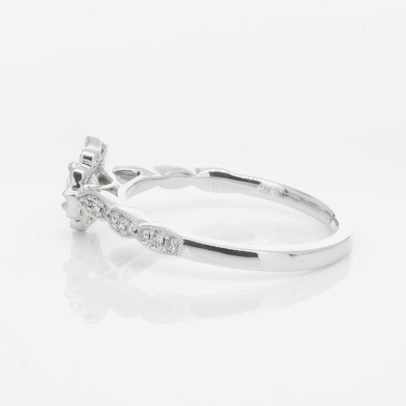 18ct White Gold .30ct Diamond Paramount Ring-Ring-Walker & Hall