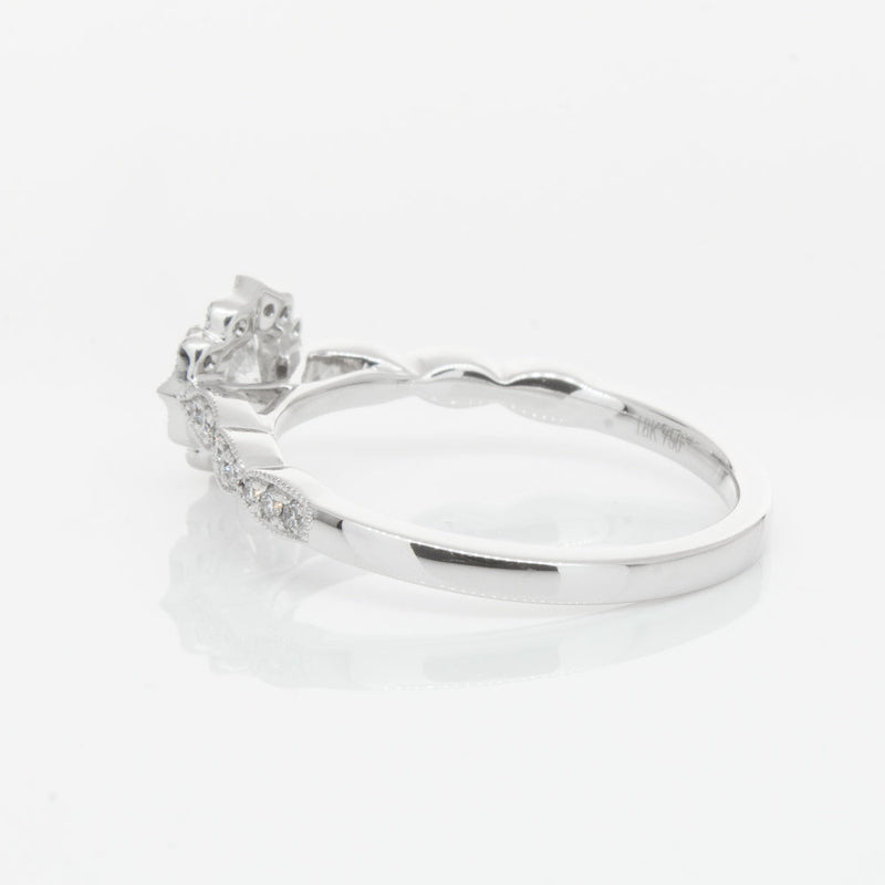 18ct White Gold .30ct Diamond Paramount Ring-Ring-Walker & Hall