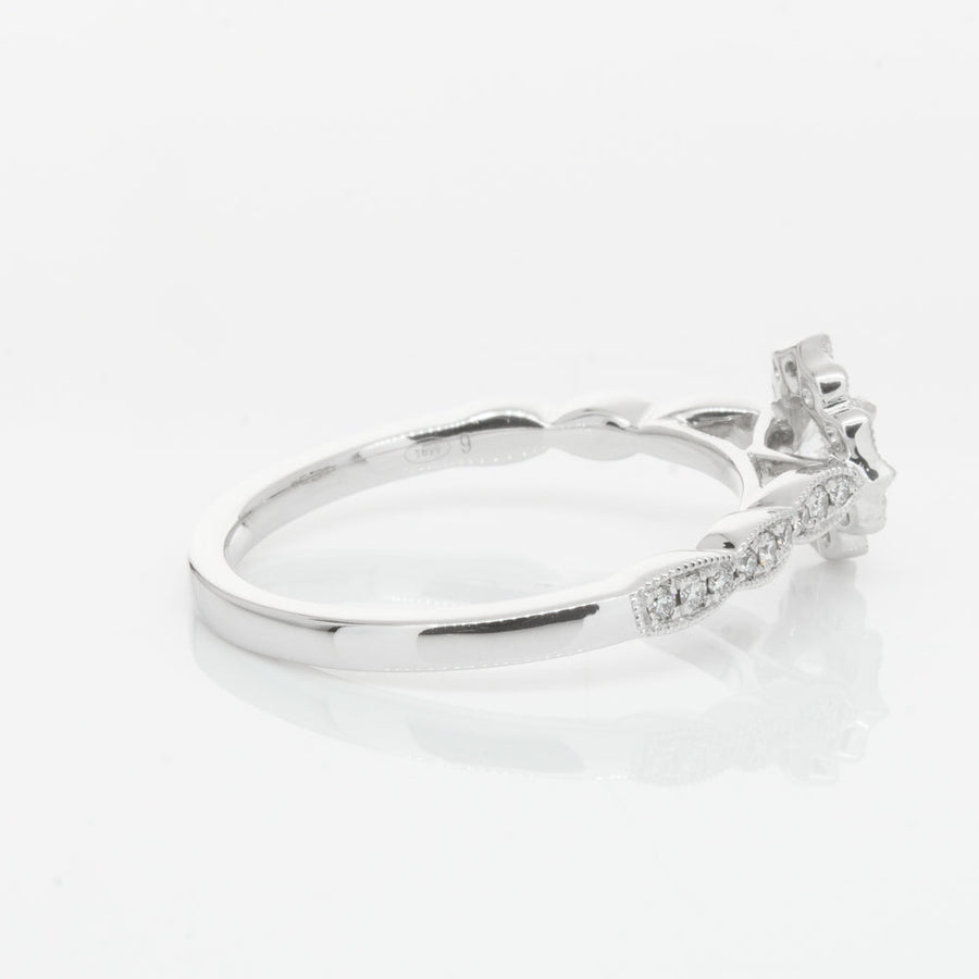 18ct White Gold .30ct Diamond Paramount Ring-Ring-Walker & Hall