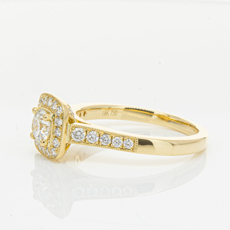 18ct Yellow Gold .45ct Diamond Aurora Ring-Ring-Walker & Hall