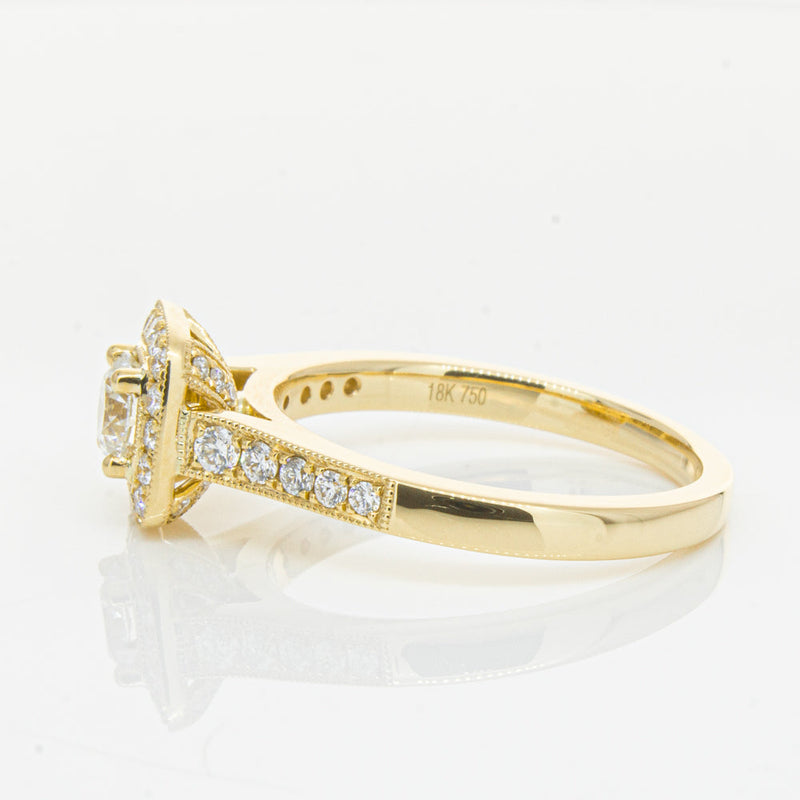 18ct Yellow Gold .45ct Diamond Aurora Ring-Ring-Walker & Hall