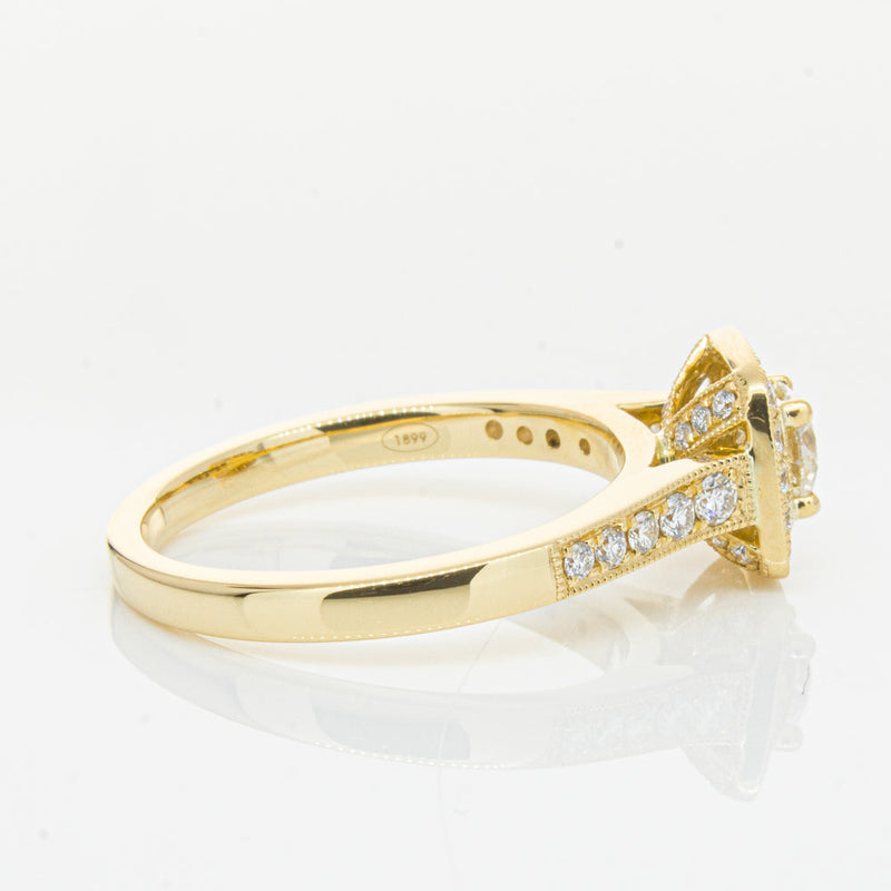 18ct Yellow Gold .45ct Diamond Aurora Ring-Ring-Walker & Hall