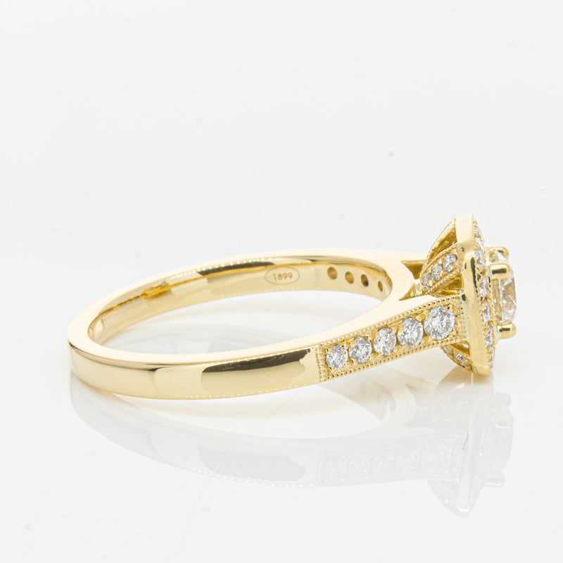18ct Yellow Gold .45ct Diamond Aurora Ring-Ring-Walker & Hall