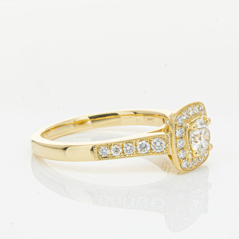 18ct Yellow Gold .45ct Diamond Aurora Ring-Ring-Walker & Hall