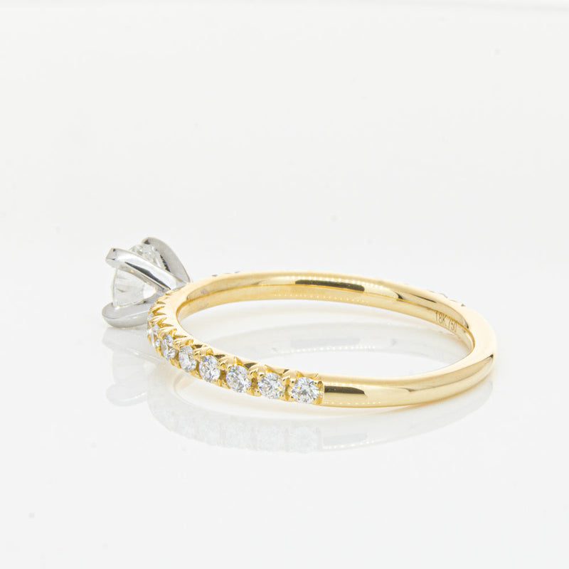 18ct Yellow Gold .43ct Diamond Comet Ring-Ring-Walker & Hall