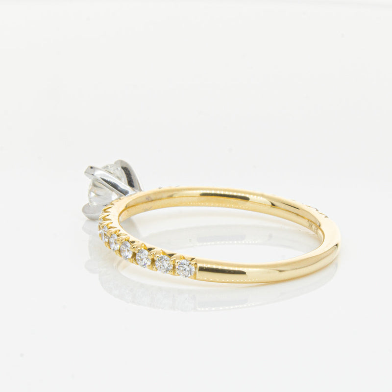 18ct Yellow Gold .43ct Diamond Comet Ring-Ring-Walker & Hall