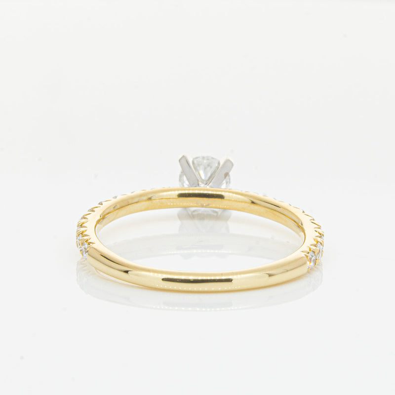 18ct Yellow Gold .43ct Diamond Comet Ring-Ring-Walker & Hall