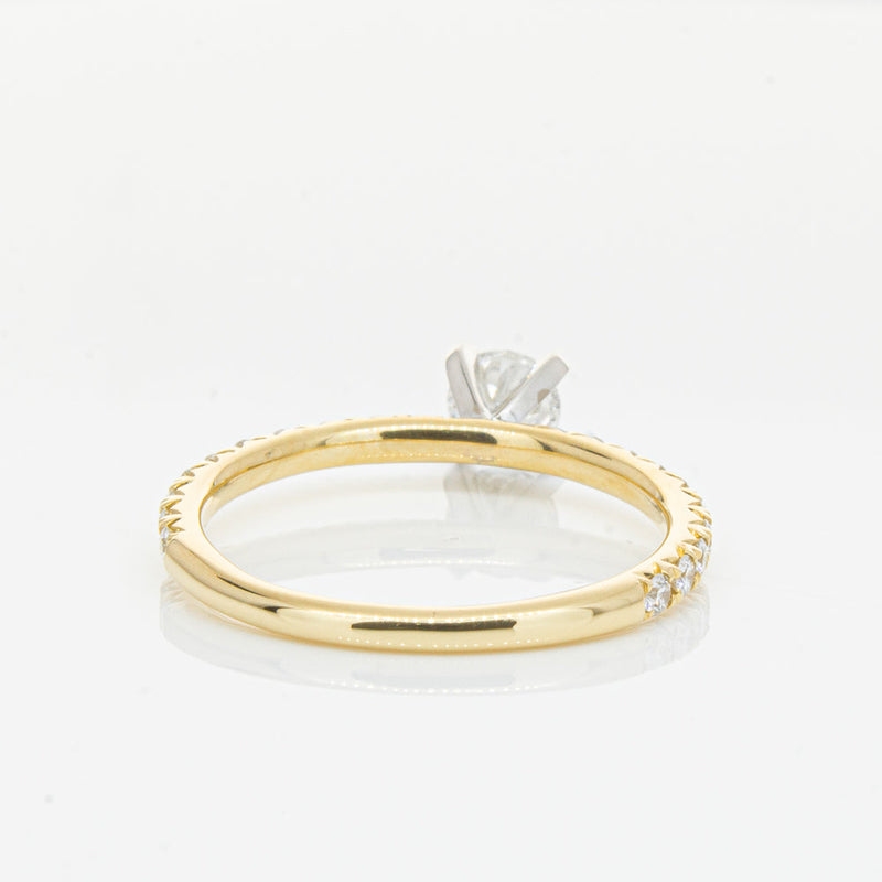 18ct Yellow Gold .43ct Diamond Comet Ring-Ring-Walker & Hall