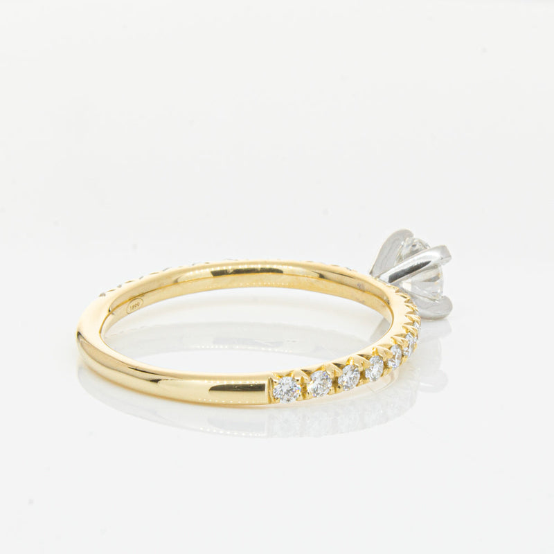 18ct Yellow Gold .43ct Diamond Comet Ring-Ring-Walker & Hall