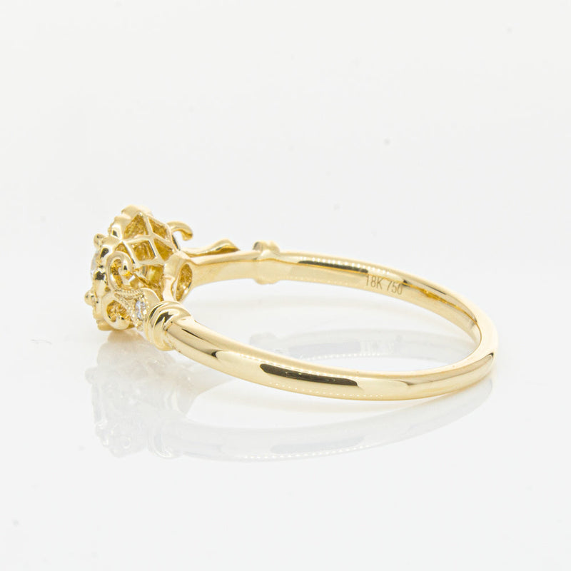 18ct Yellow Gold .30ct Diamond Versailles Ring-Ring-Walker & Hall