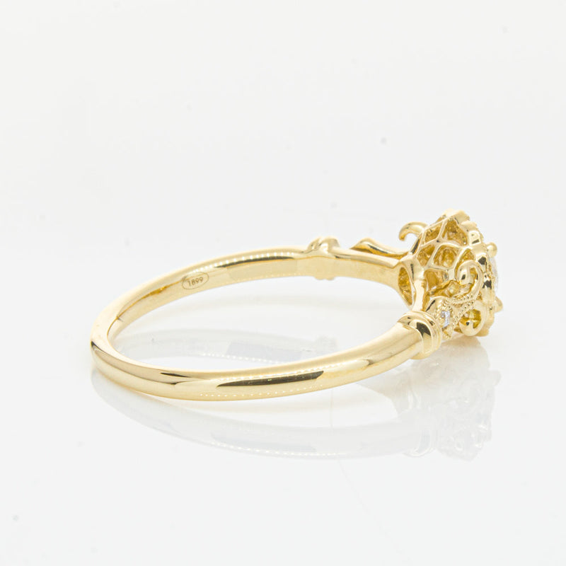 18ct Yellow Gold .30ct Diamond Versailles Ring-Ring-Walker & Hall