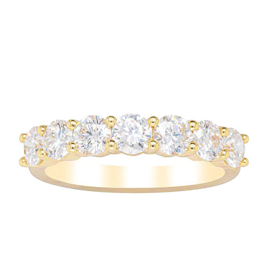 18ct Yellow Gold 1.58ct Diamond Panorama Ring-Ring-Walker & Hall