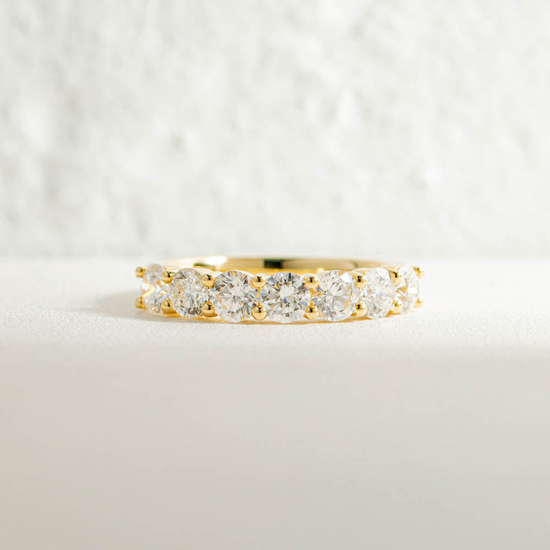 18ct Yellow Gold 1.58ct Diamond Panorama Ring-Ring-Walker & Hall