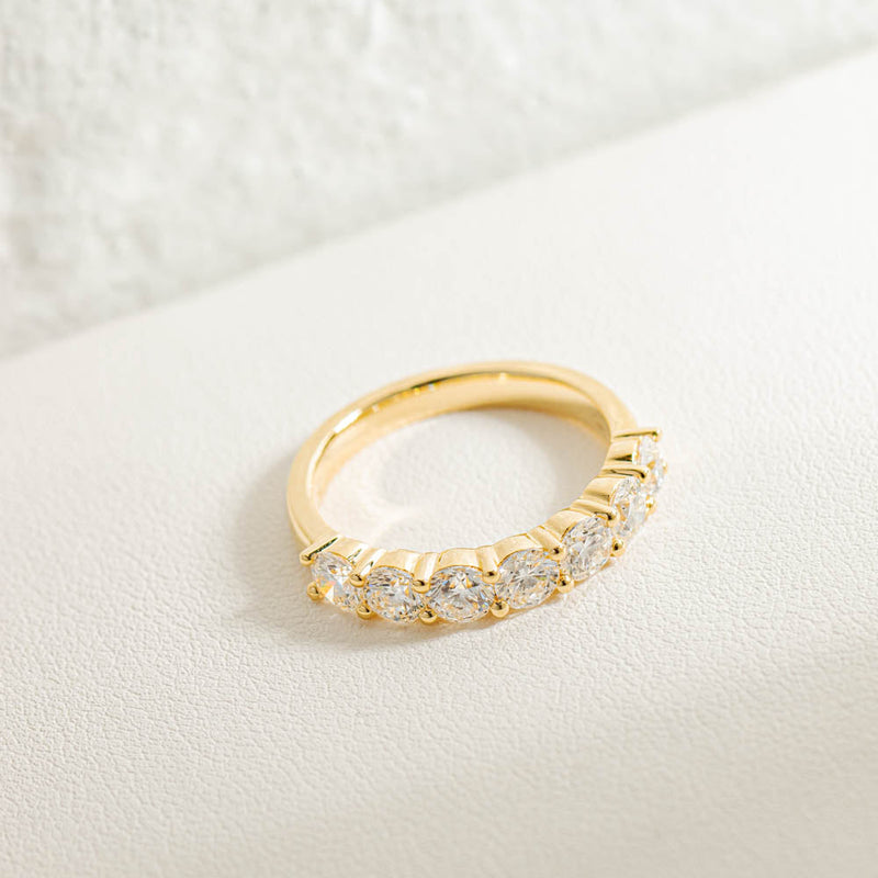 18ct Yellow Gold 1.58ct Diamond Panorama Ring-Ring-Walker & Hall