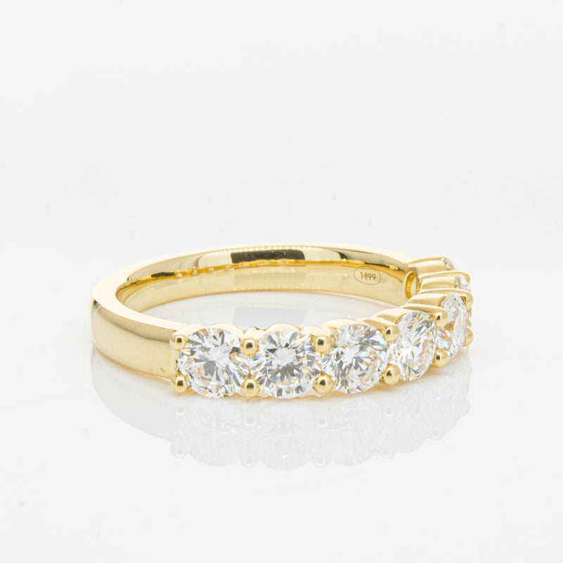18ct Yellow Gold 1.58ct Diamond Panorama Ring-Ring-Walker & Hall