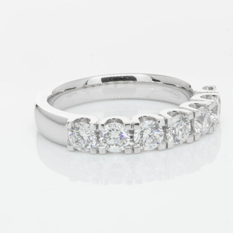 18ct White Gold Diamond Rialto Ring-Ring-Walker & Hall