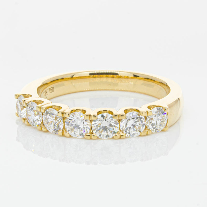 18ct Yellow Gold 1.00ct Diamond Rialto Ring-Ring-Walker & Hall