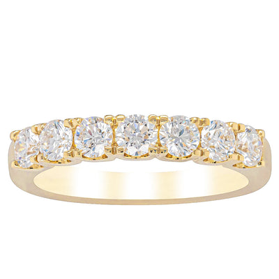 18ct Yellow Gold 1.00ct Diamond Rialto Ring-Ring-Walker & Hall