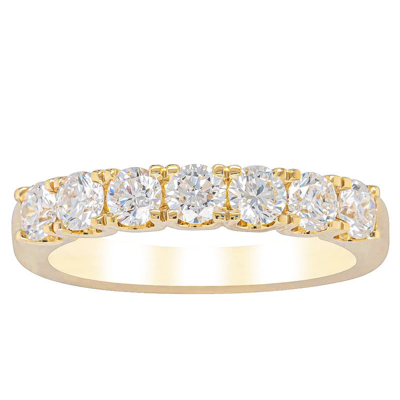 18ct Yellow Gold 1.00ct Diamond Rialto Ring-Ring-Walker & Hall