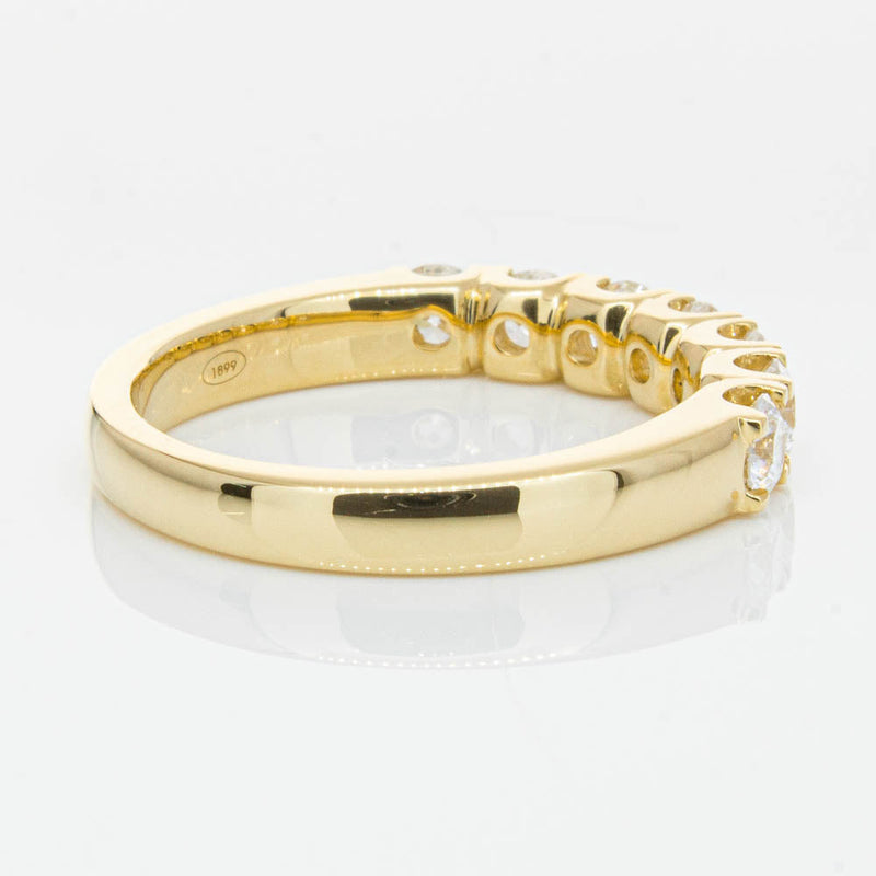 18ct Yellow Gold 1.00ct Diamond Rialto Ring-Ring-Walker & Hall