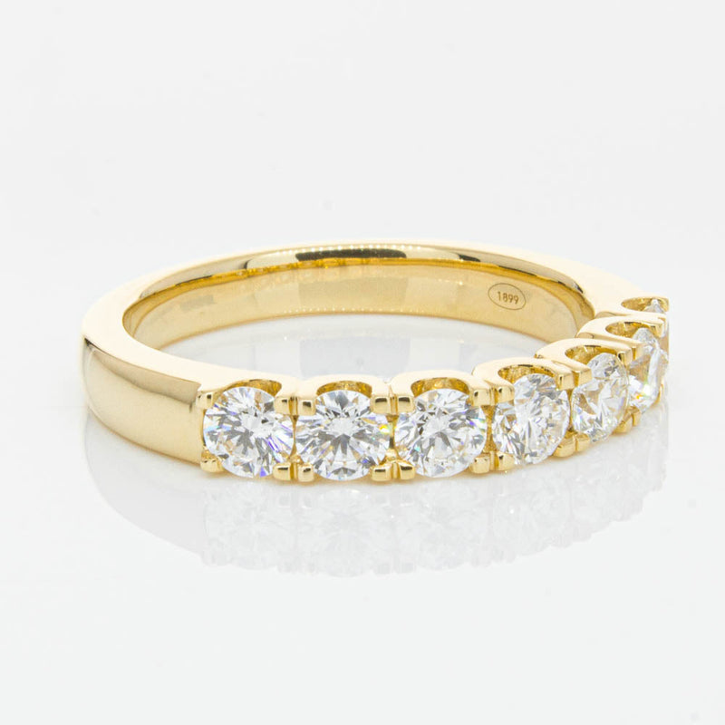 18ct Yellow Gold 1.00ct Diamond Rialto Ring-Ring-Walker & Hall