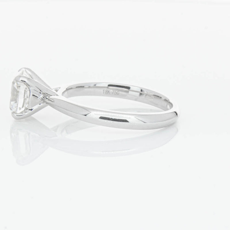 18ct White Gold 2.01ct Cushion Cut Diamond Venetian Ring-Ring-Walker & Hall