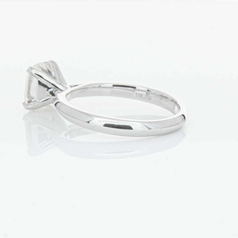 18ct White Gold 2.01ct Cushion Cut Diamond Venetian Ring-Ring-Walker & Hall