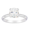 18ct White Gold 2.01ct Cushion Cut Diamond Venetian Ring-Ring-Walker & Hall